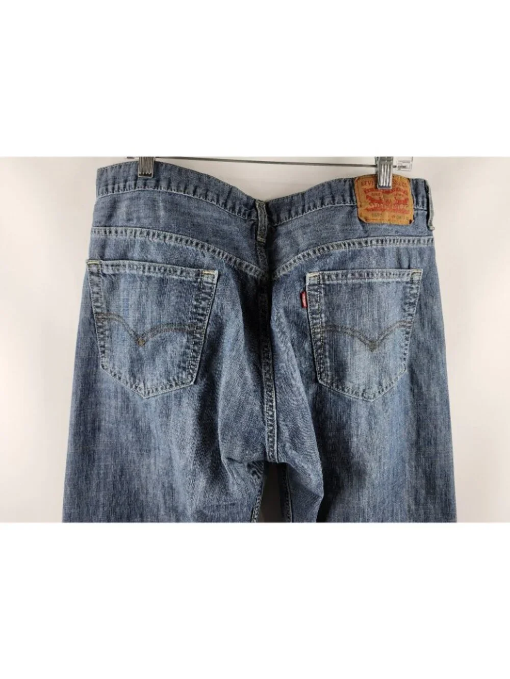 Levis Jeans Mens 36x31 Blue 569 Loose Fit Straight Leg Denim